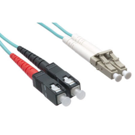 AXIOM MANUFACTURING Axiom Lc/Sc 10G Multimode Duplex Om3 50/125 Fiber Optic Cable 1M - AXG92741